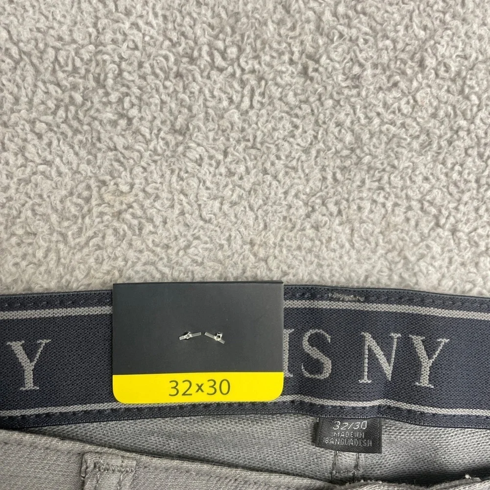 NEW Jachs New York Men's Gray 32x30 Straight Fit 5 Pocket Stretch Fabric Flex